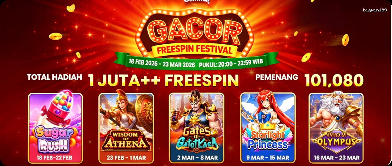 Login bigwin189 Sekarang Bonus Melimpah